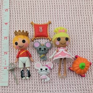 Prince Handsome Cinder Slippers Cinderella Charming Lalaloopsy Mini Dolls Mice